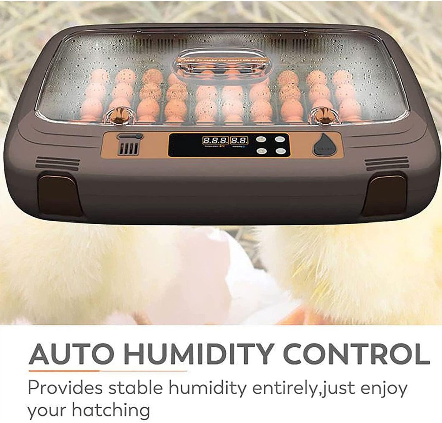 Egg Incubator 50 Eggs Hatching Incubator Automatic Egg Turning and Temperature