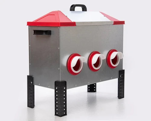 RentACoop Flock Feeder 65 6-Port Feeder | Sunnyside Chickens